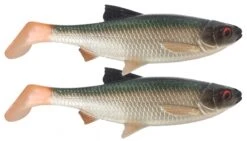 Savage Gear 3D LB River Roach Paddletail (2-Pack)