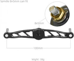 Gomexus Crank Handle Silver/Aurora Knob -Angeln Verkaufsgeschäft BS120TN27TCJ1r 5