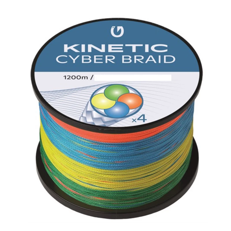 Kinetic 4 Braid 1200m Multi Colour 1 Kinetic 4 Braid 1200m Multi Colour