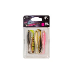 Fox Rage Slick Shad UV Mixed Colour Pack 5-pack