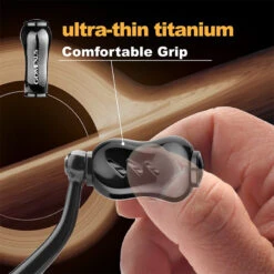 Gomexus Smoke Jedi Series 22mm Titanium Knob - Smoke -Angeln Verkaufsgeschäft T22STSK 4