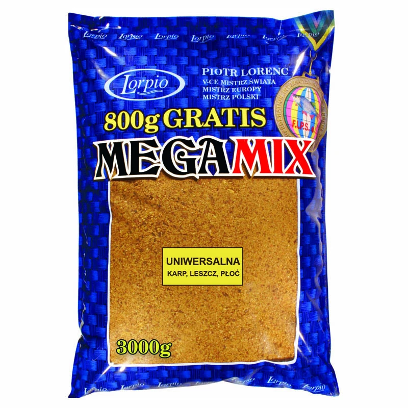 Lorpio Groundbait Mega Mix 3kg - Universal 1 Lorpio Groundbait Mega Mix 3kg - Universal